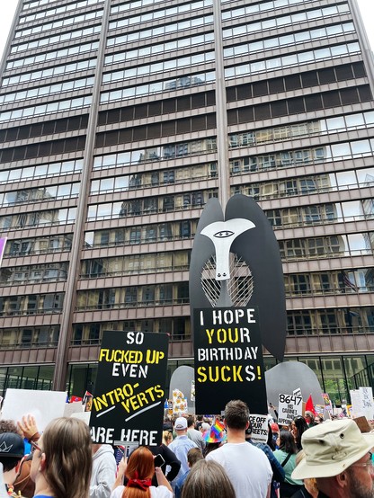iPhone 12 Pro photo by Jenny Lam at the No Kings Rally and March in Chicago