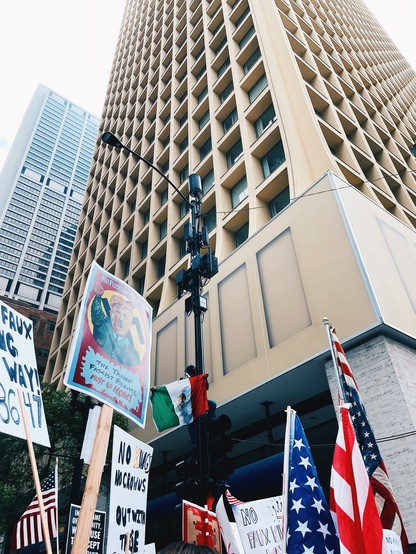 iPhone 12 Pro photo by Jenny Lam at the No Kings Rally and March in Chicago