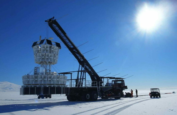 strange radio pulses Antarctica
