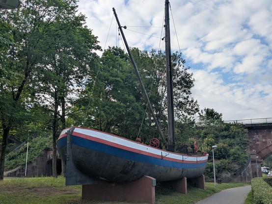 An old fishing boat in Lohr