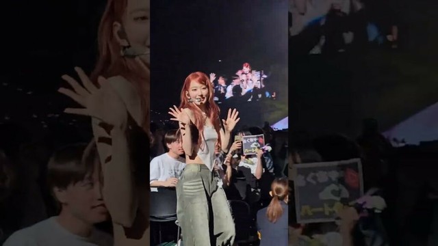 LE SSERAFIM『EASY CRAZY HOT IN JAPAN』さいたまスーパーアリーナでルセラフィムが目の前！宮脇咲良様、発光してました #LE_SSERAFIM #르세라핌 #ルセラフィム
