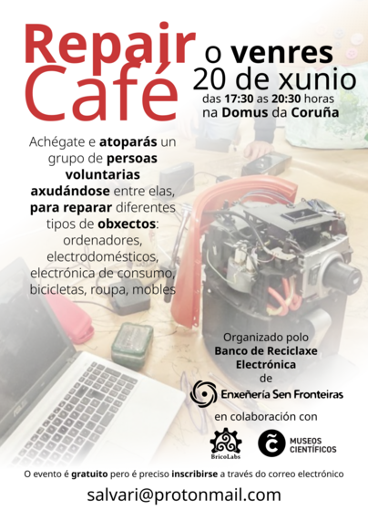 cartel del repair café