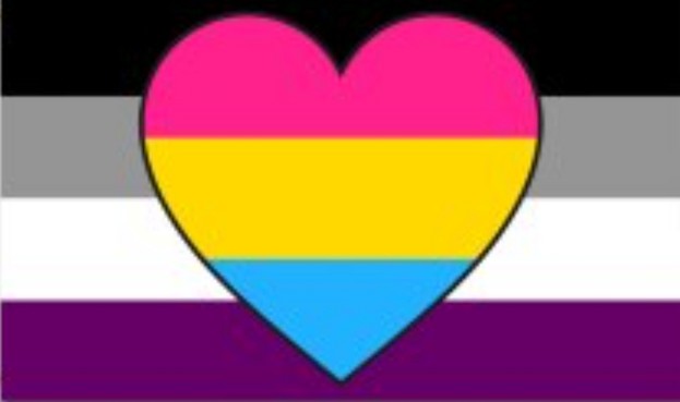 asexual panromantic flag