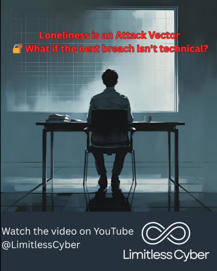 Lonely person at their desk