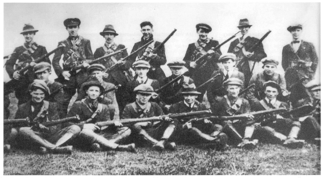 Third Tipperary Brigade Flying Column No. 2 under Seán Hogan during the War of Independence. Most of the IRA units in Munster were against the treaty. (source: Wikpedia)