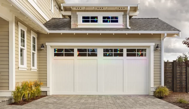 Garage attached to house.