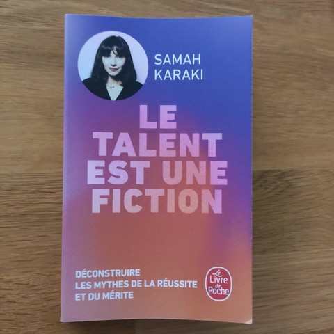 Le Talent est une fiction de Samah Karaki: couverture du livre.