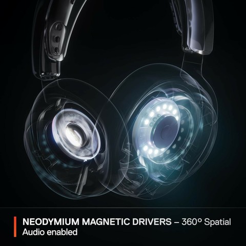 With 360° Spatial Audio, Active Noise Cancellation, and Dual Audio Streams, the SteelSeries Arctis Nova Pro delivers ultimate sound quality.