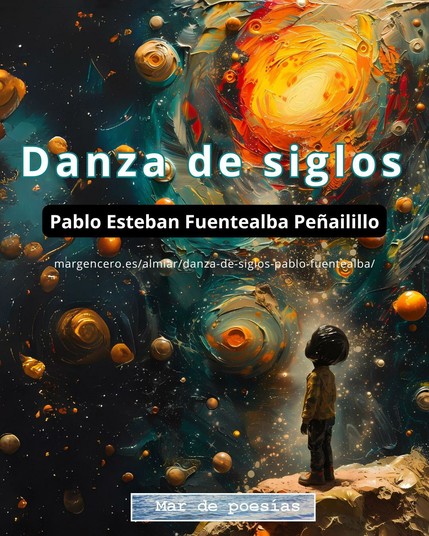 ✍ «Una mañana, en la que vi muerta mi libertad, / me deshice de mis ropas y posesiones...».
👣 «Danza de siglos», poemas por Pablo Esteban Fuentealba Peñailillo