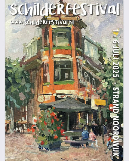 Flyer of the painting festival - front.