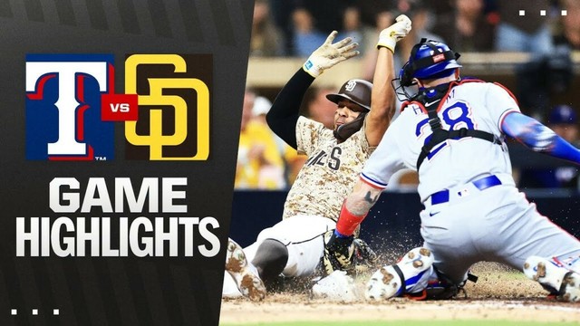 レンジャー対パドレスゲームのハイライト（7/6/25）| MLBのハイライト