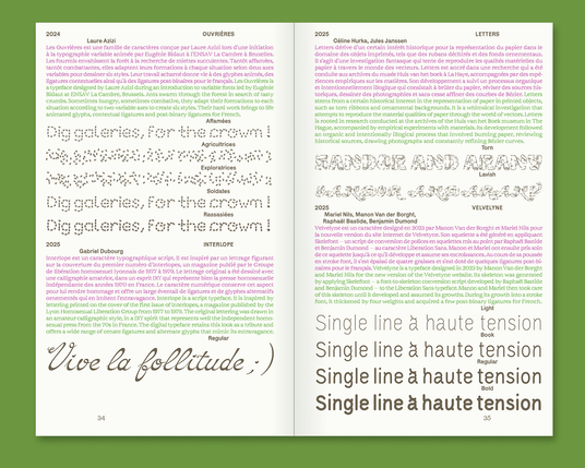 Spread from the book