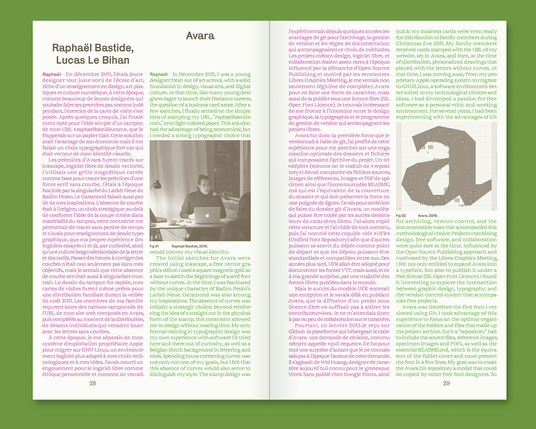 Spread from the book