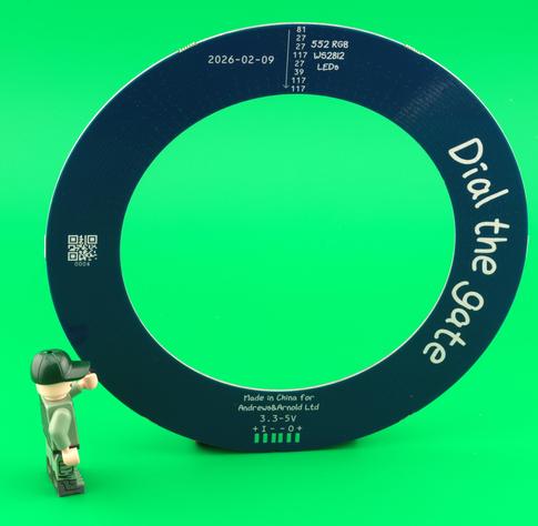 Back of LED stargate