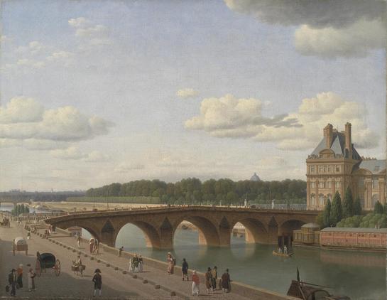 'Vista del Pont Royal desde el Quai Voltaire en París'
Creación de 1812.
Técnica: Óleo sobre lienzo.
Dimensiones: 55,5 × 71 cm.
Ubicación: Galería Nacional de Dinamarca (SMK), Copenhague, Dinamarca.
Autor: C. W. Eckersberg (danés, 1783-1853)
#arts #paintings