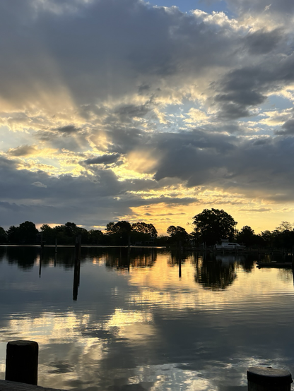 Sunrise over the creek