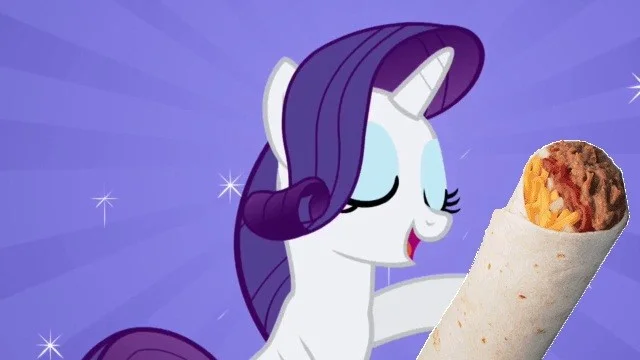 rarity offering you a burrito
