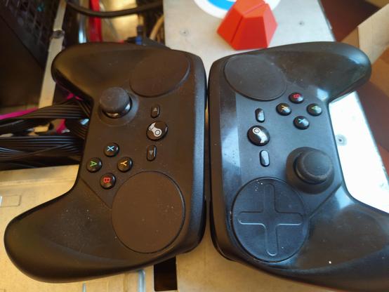 Two Steam Controllers back to back