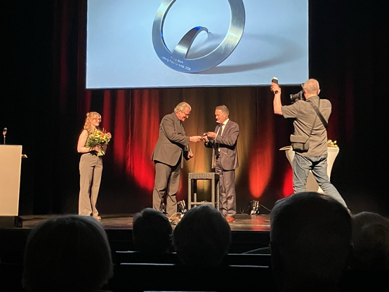 Übergabe des Preises an Philipp Blom durch die Lessinggesellschaft Wolfenbüttel