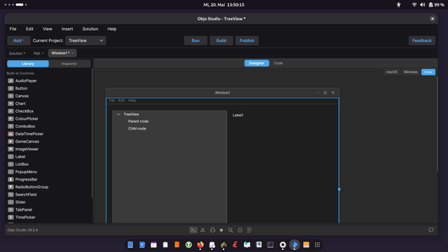 Screenshot Objo Studio IDE