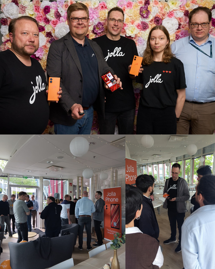 Jolla crew at the Salo IoT Campus spring festival