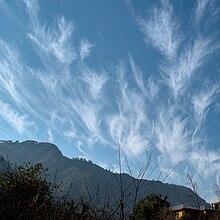 cyrrus clouds in the sky