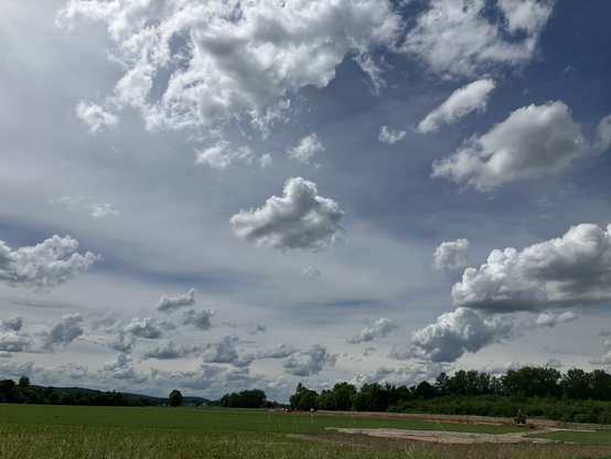 A beautiful field of clouds over Salzgitter / Germany