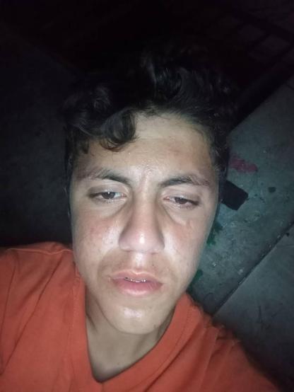 Omar says he feels very tired from having so little food. he looks absolutely exhausted.