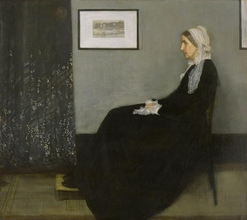 Arrangement in Grey and Black No. 1 (Whistler’s Mother) 
James Abbott Mcneill Whistler 
1871