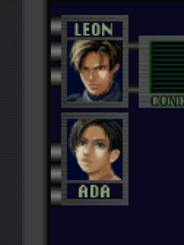 Ada and Leon in RE2 for PS1