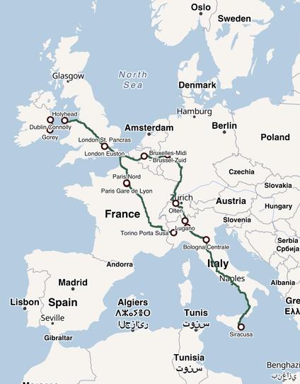 Screenshot of my journey taken from viaduct.world