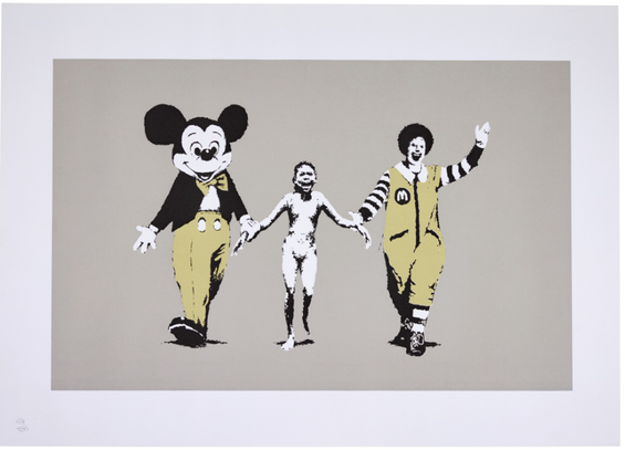 Untitled (Napalm Girl)
Banksy 
2004