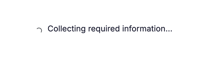 Search page handling request
Collection required information...