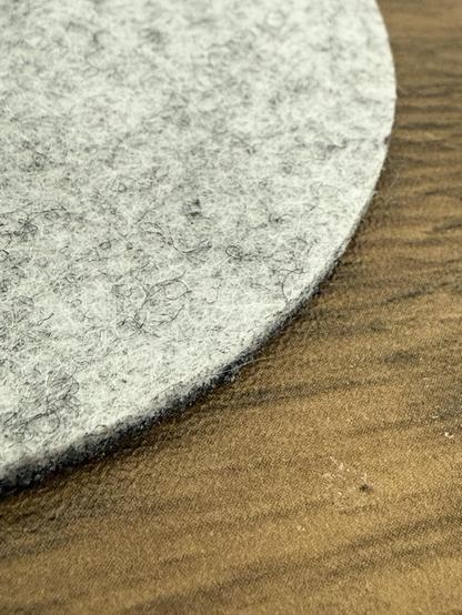 Felt coaster top