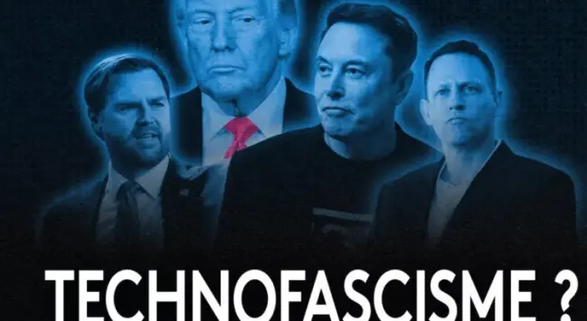 Titelbild einer Dokumentation von Franceinfo mit dem Namen Technofaschismus.