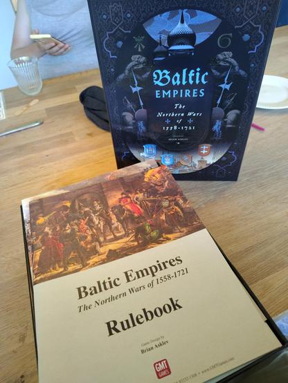A dense boardgame called the Baltic Empires 1558-1721. I will likely struggle to get people to play this, but...