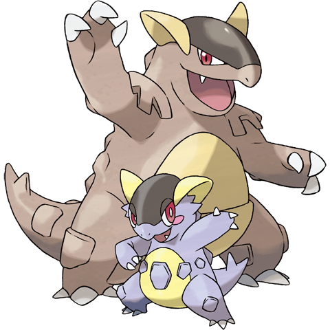 Art of the Pokemon Mega Kangaskhan.