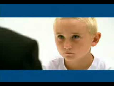 Still from old IBM ad for linux depicted as a small boy the world was teaching.