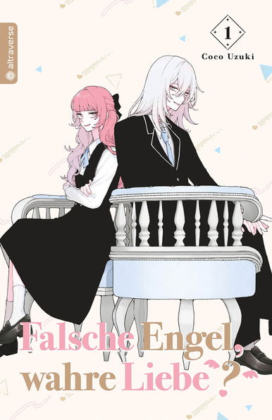 Cover zu Band 1 von Falsche Engel, wahre Liebe?
Dargestellt sind Otogi und Toki.