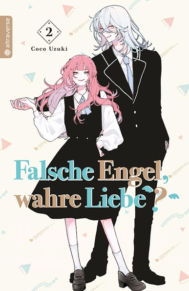 Cover zu Band 2 von Falsche Engel, wahre Liebe?
Dargestellt sind Otogi und Toki.