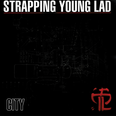 Strapping Young Lad's City album cover