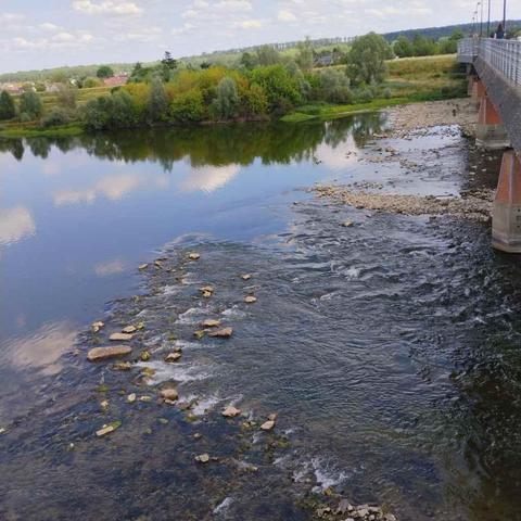 La Loire est au plus bas
Pont François Mitterrand à Blois