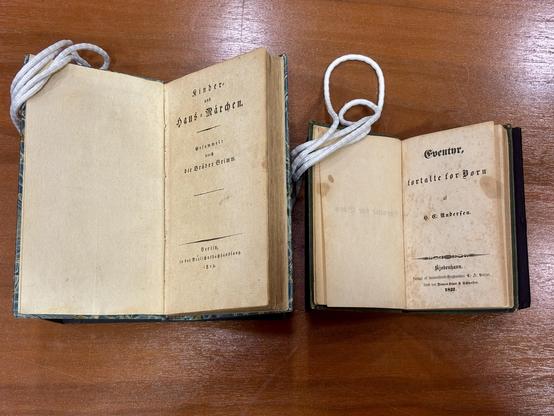First editions of Grimm’s and Hans Christian Anderson’s fairy tales