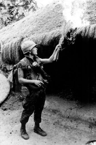 The Peers report on the Mai Ly Massacre found that Captain Medina had instructed his men to “burn the houses, kill the livestock, and destroy the crops and foodstuffs.”