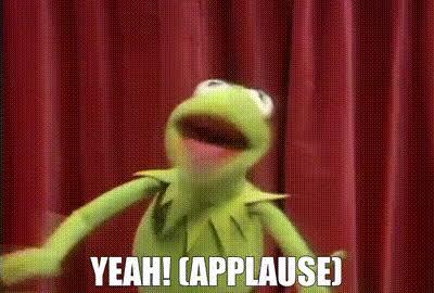 Kermit the Frog –Applause!