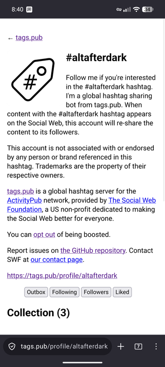 tags.pub's webpage for #AltAfterDark, used without permission.