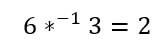 6*3-^1 3 = 2