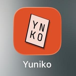 Yuniko app on an iOS smartphone.