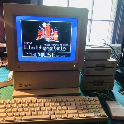Castle Wolfenstein for the Apple IIgs running on OG hardware