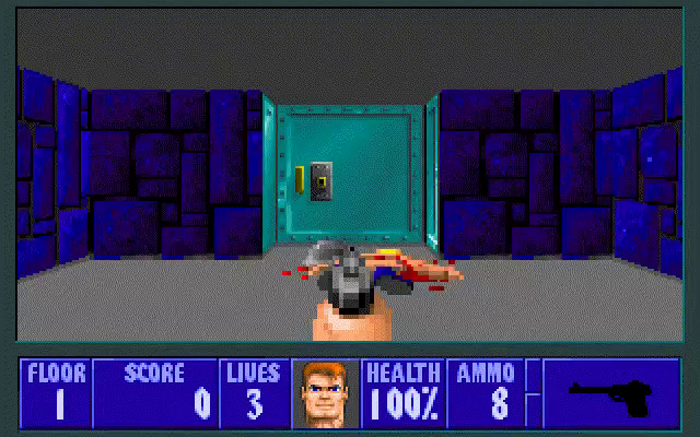 Endless loop Wolfenstein GIF